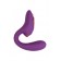 Фиолетовый вибромассажер с клиторальной стимуляцией Megam - ToyFa купить в Одинцово с доставкой в Orgasmix.ru Фиолетовый вибромассажер с клиторальной стимуляцией Megam - ToyFa