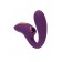 Фиолетовый вибромассажер с клиторальной стимуляцией Megam - ToyFa купить в Одинцово с доставкой в Orgasmix.ru Фиолетовый вибромассажер с клиторальной стимуляцией Megam - ToyFa