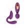 Фиолетовый вибромассажер с клиторальной стимуляцией Megam - ToyFa купить в Одинцово с доставкой в Orgasmix.ru Фиолетовый вибромассажер с клиторальной стимуляцией Megam - ToyFa