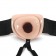 Телесный фаллопротез на черных эластичных ремнях 7 Inch Hollow Strap On - 17 см. - Blush Novelties - купить с доставкой в Одинцово